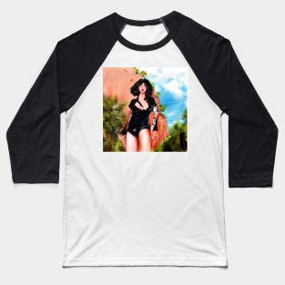 TV casualty Female figure art print Baseball T-Shirt